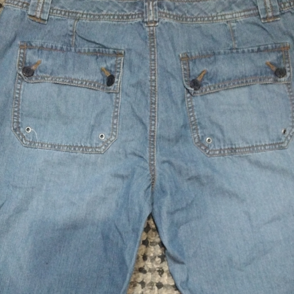Daisy Fuentes Blue Wide Leg Jeans - Picture 6 of 6